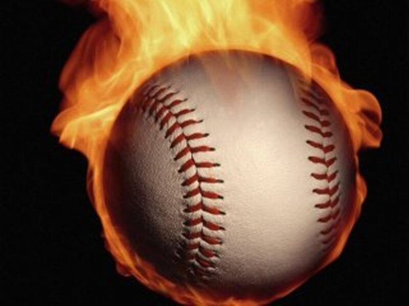 Baseball on Fire