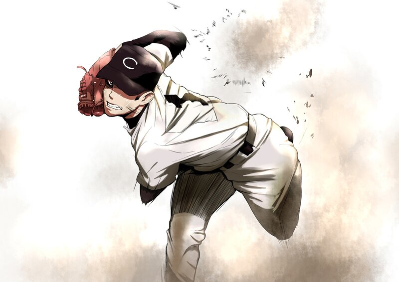 Baseball Pitcher in Motion
