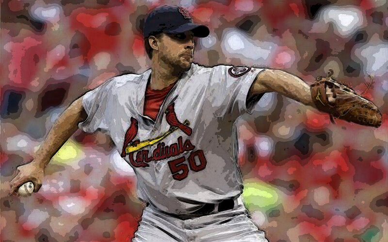 Baseball Pitcher Throwing — Red