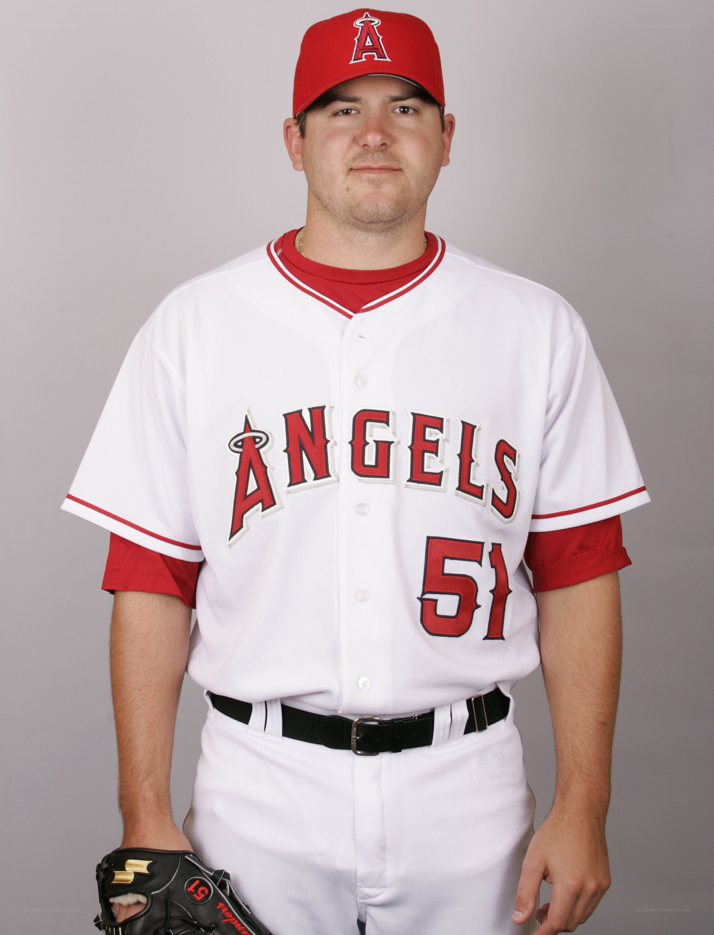baseball player in angels uniform