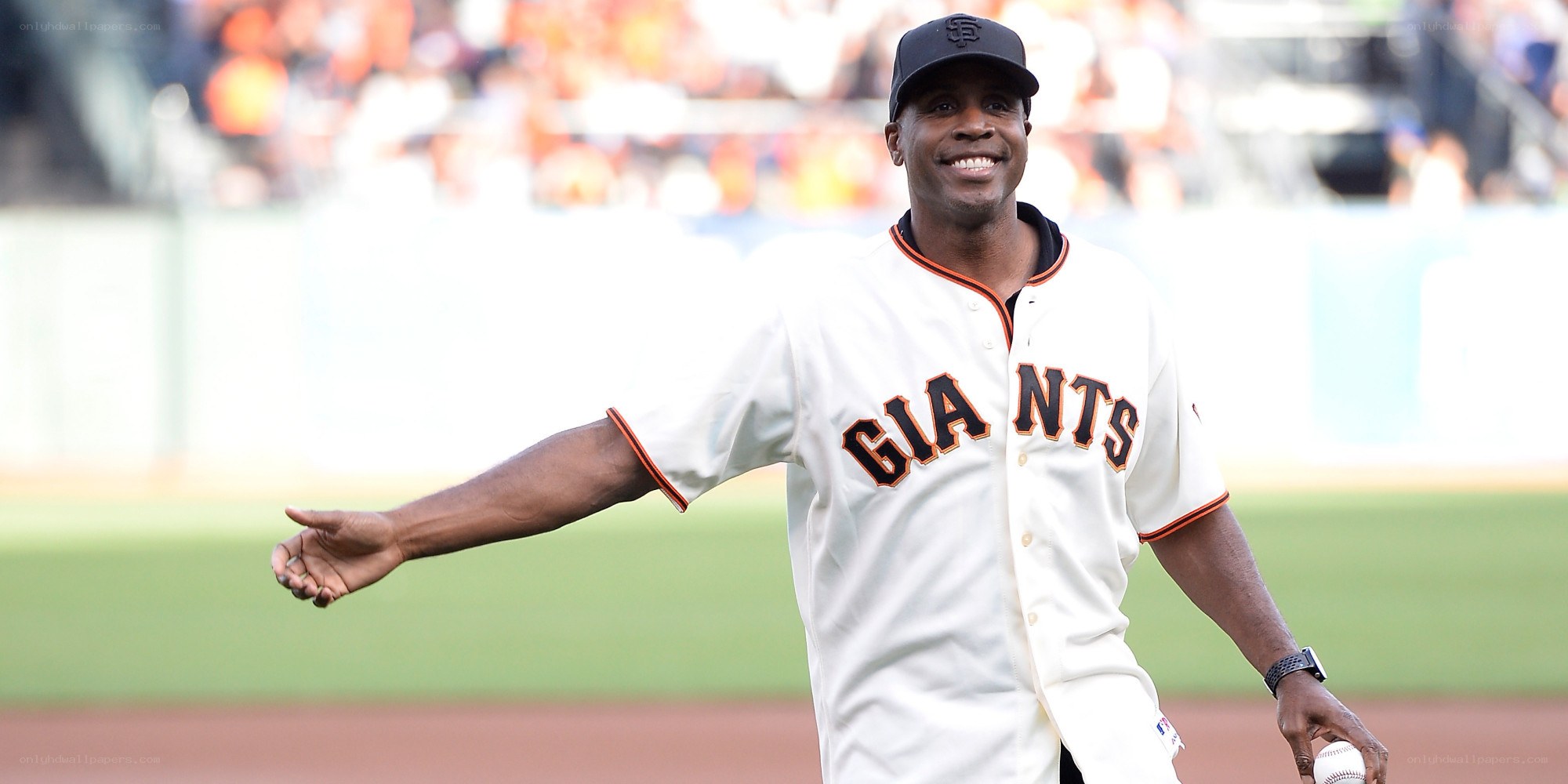 Baseball player on field
