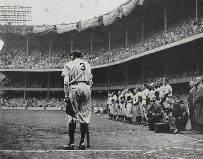 Baseball Player on Field — Black