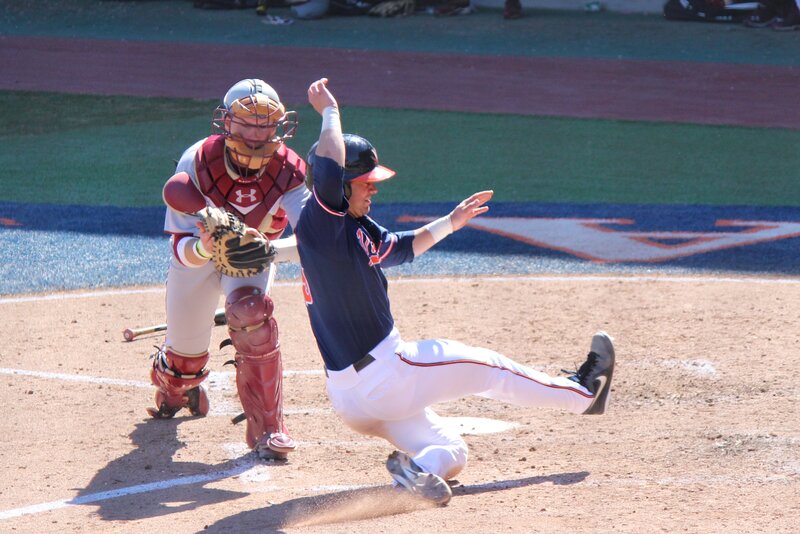 Baseball Player Sliding — Brown