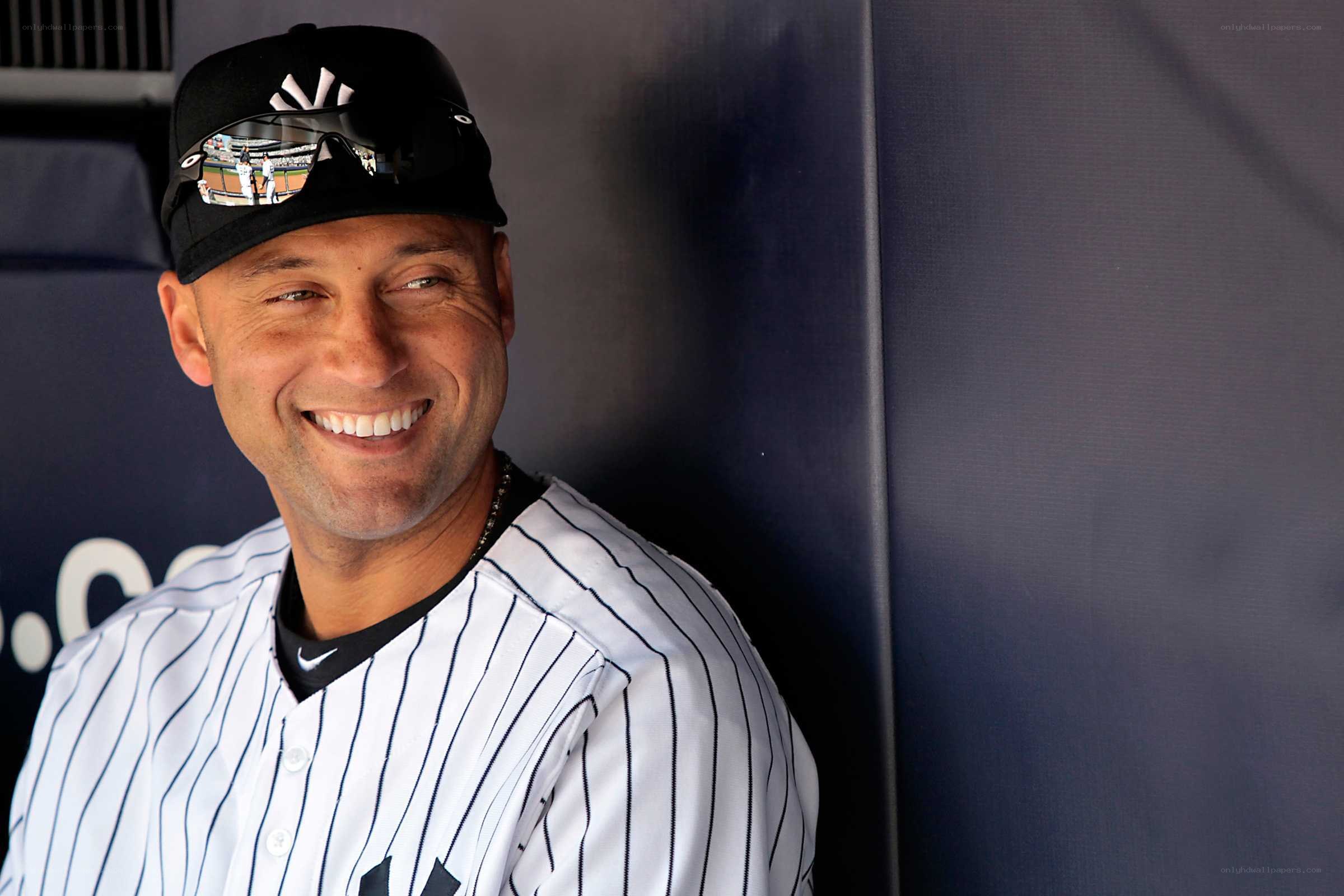 baseball player smiling