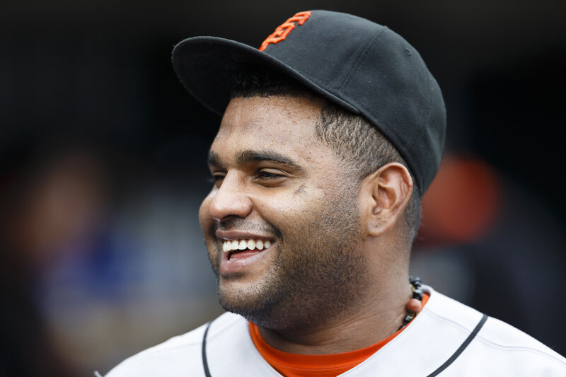 Baseball Player Smiling — Black