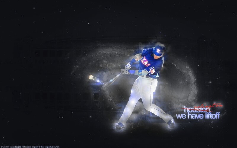 Baseball Player Swinging Bat — Black, Dramatic