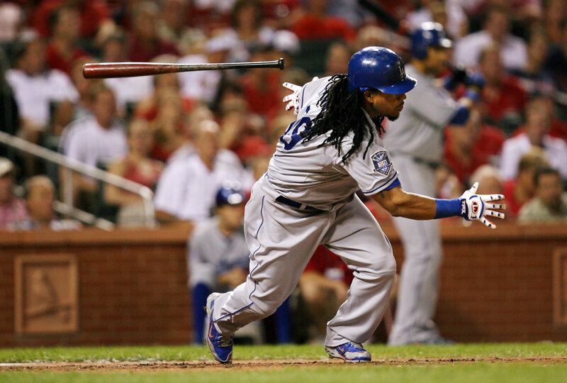 Baseball Player Swinging Bat — Gray, Dynamic