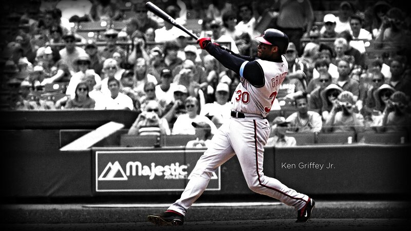 Baseball Player Swinging Bat — White, Dynamic, Afternoon