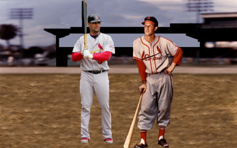 Baseball players from different eras