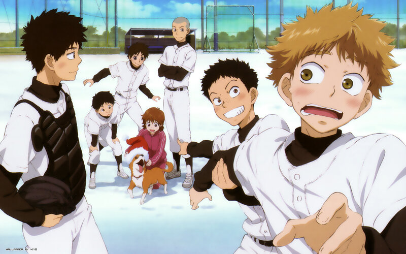 Baseball Players on Field