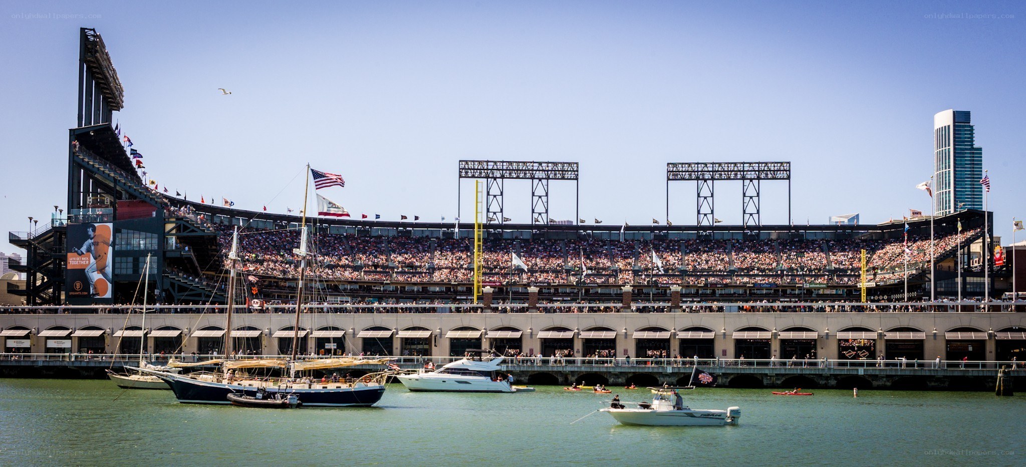 baseball stadium by the water