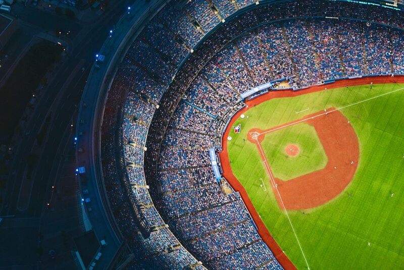 Baseball Stadium Crowd