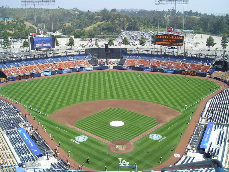Baseball Stadium Field — Green