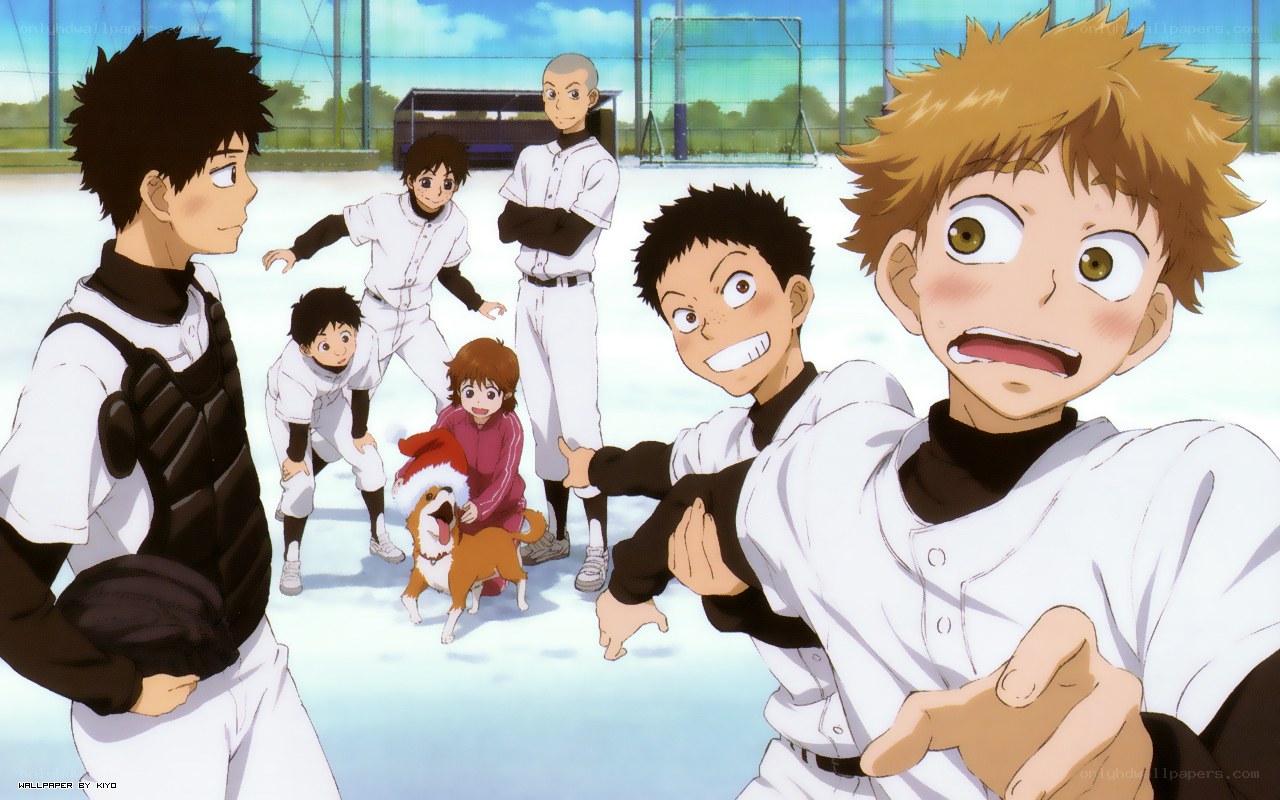 Baseball team celebrating