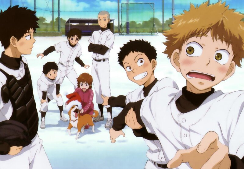 Baseball team celebration