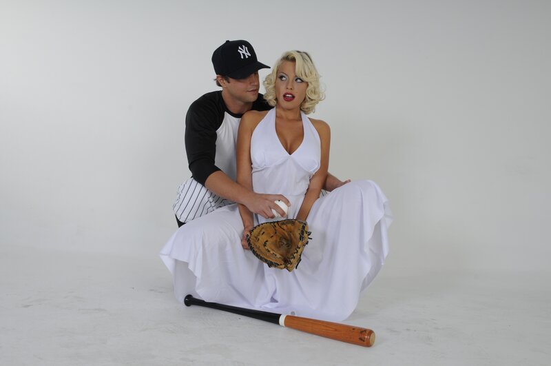Baseball-themed photoshoot