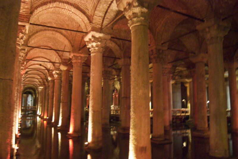 Basilica Cistern underground hall