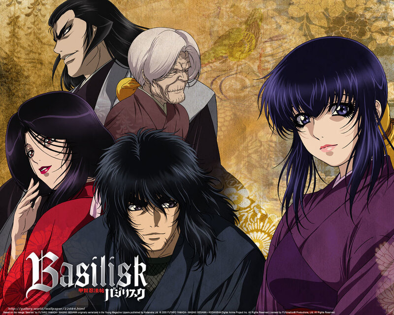 Basilisk anime character art