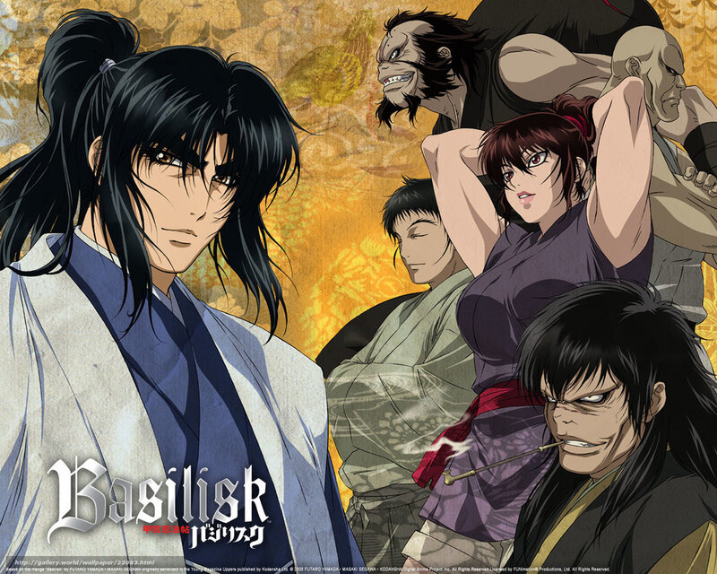 Basilisk anime character art