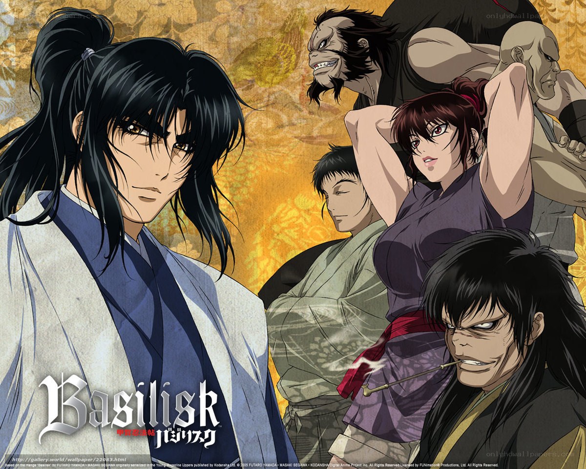 Basilisk anime character art