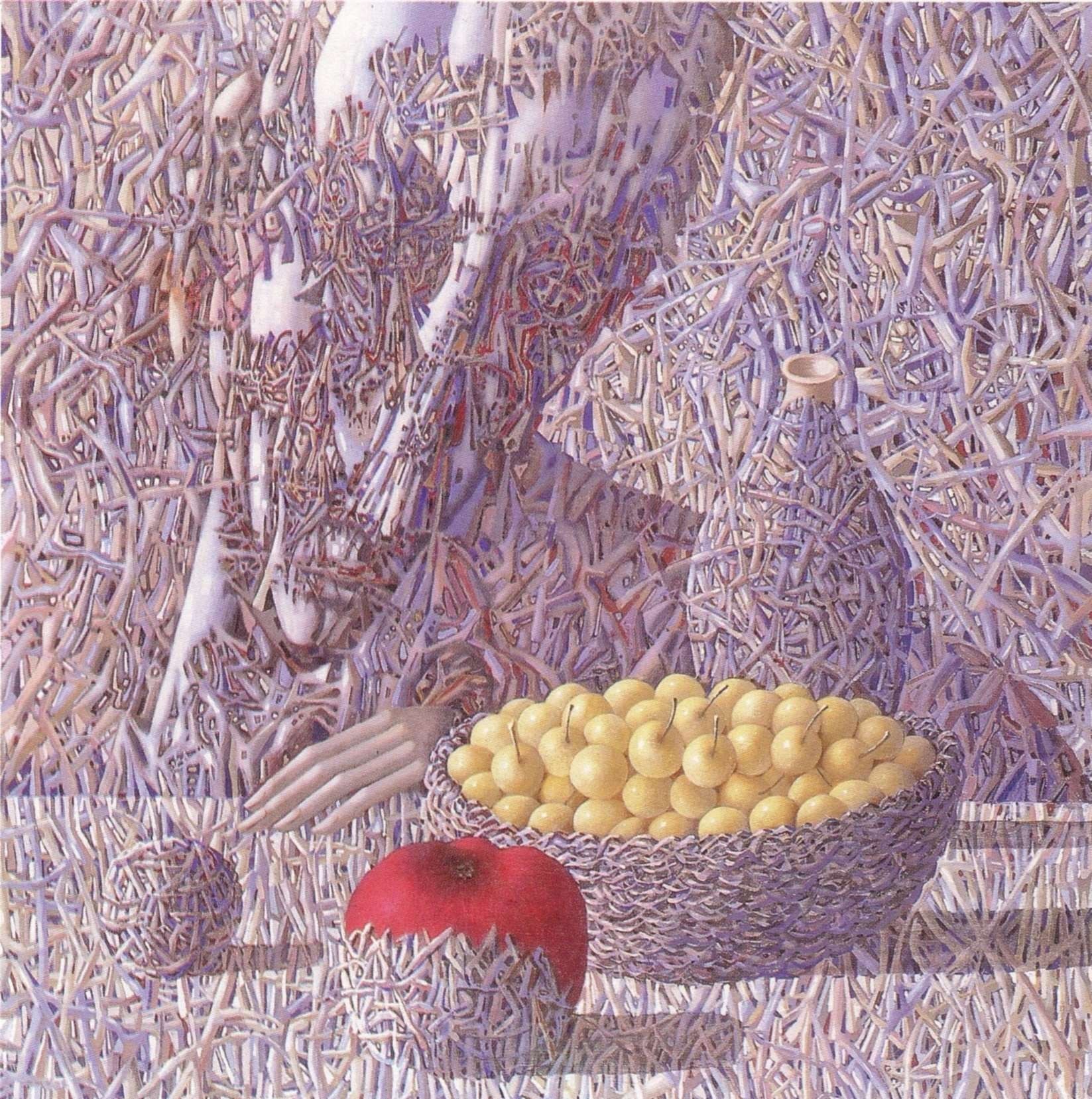 Basket of Apples in a Tangle