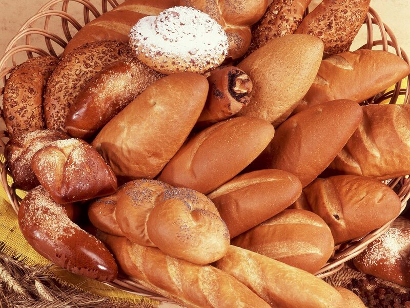Basket of Assorted Breads — Brown, Warm