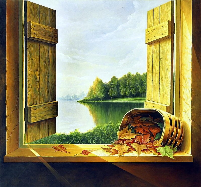 Basket of Autumn Leaves