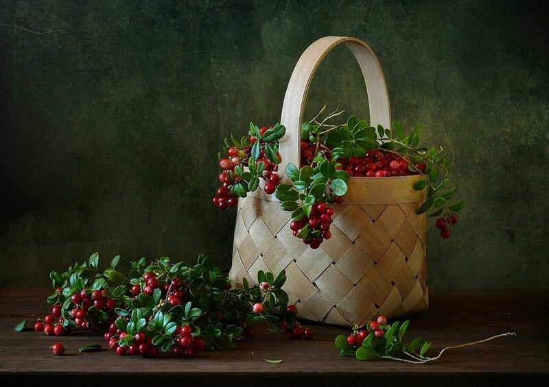 Basket of Cranberries