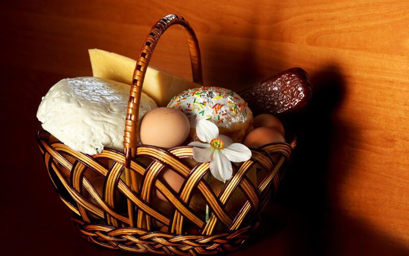 Basket of Food Items