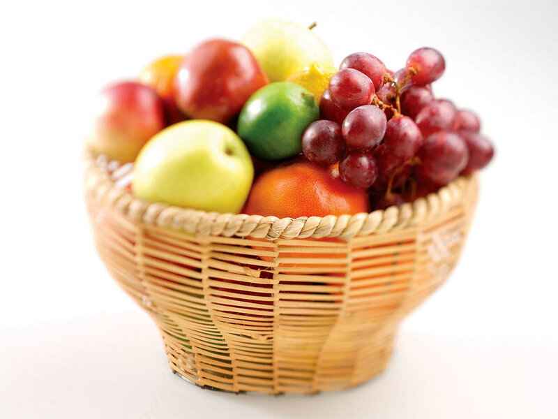 basket of fresh fruit