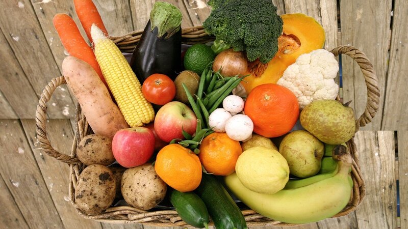 basket of fresh produce