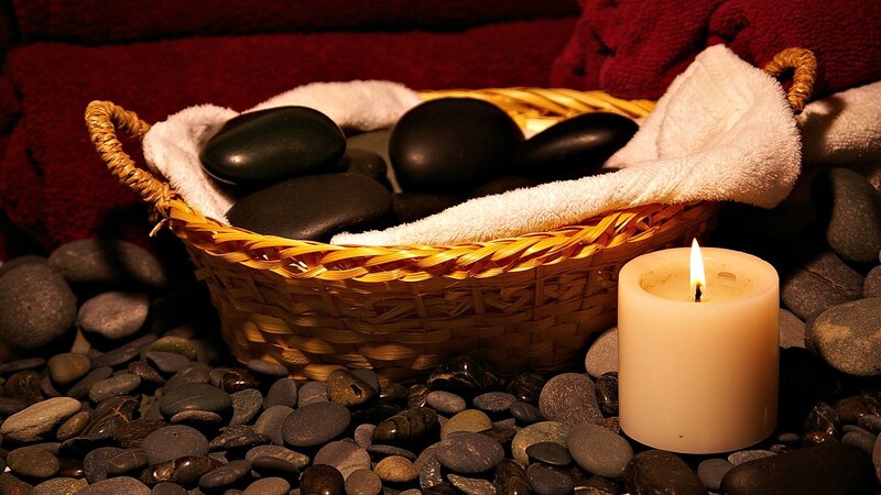 Basket of Hot Stones