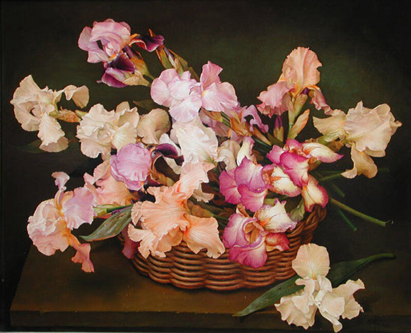 Basket of Irises