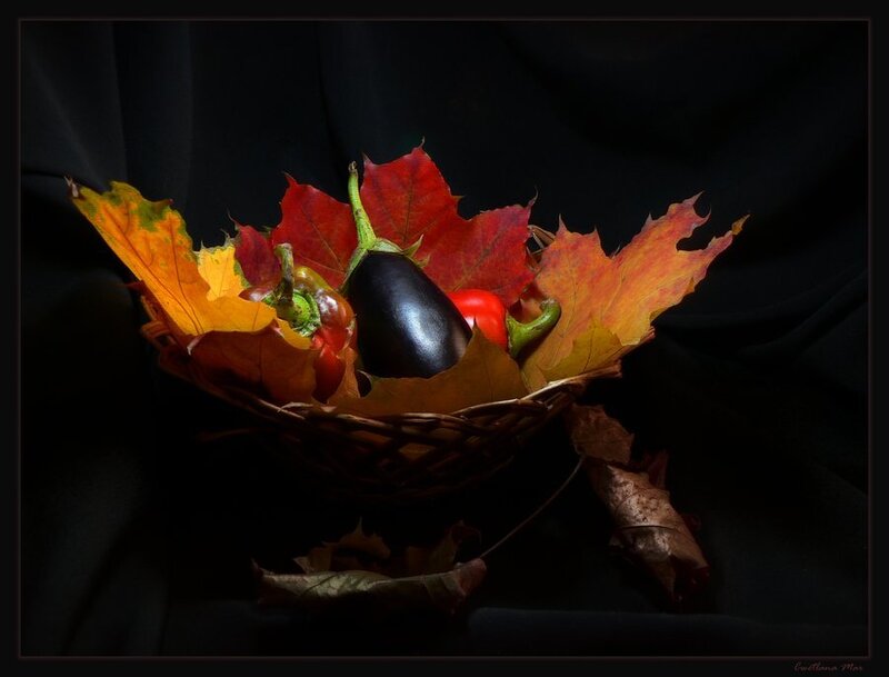 Basket with Vegetables