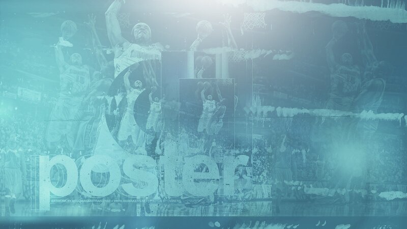 basketball action collage