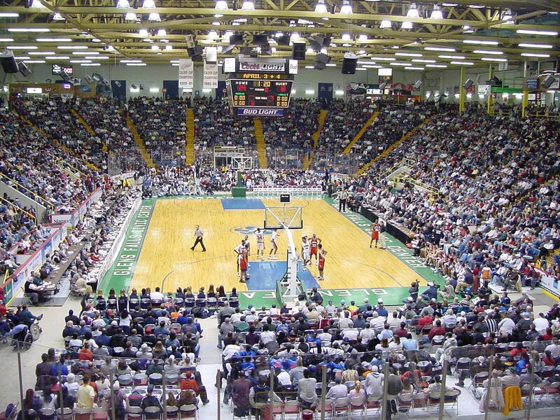 Basketball game at Glens Falls Civic Center