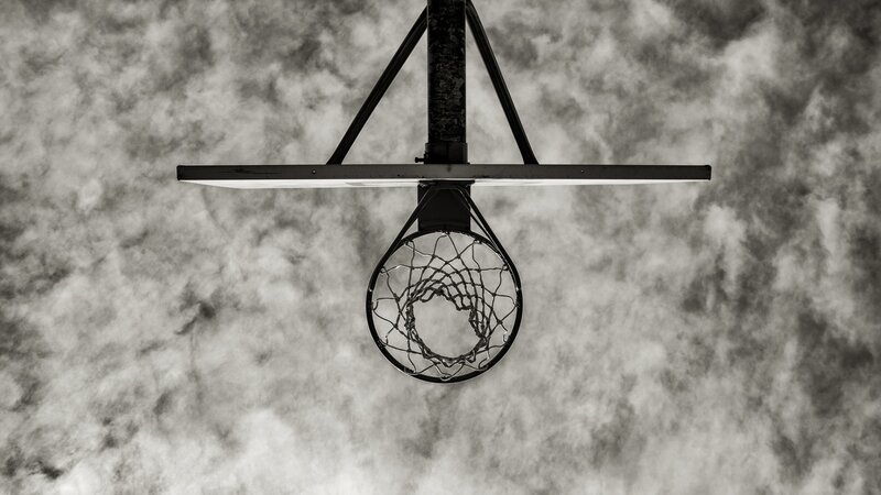 Basketball Hoop — Black