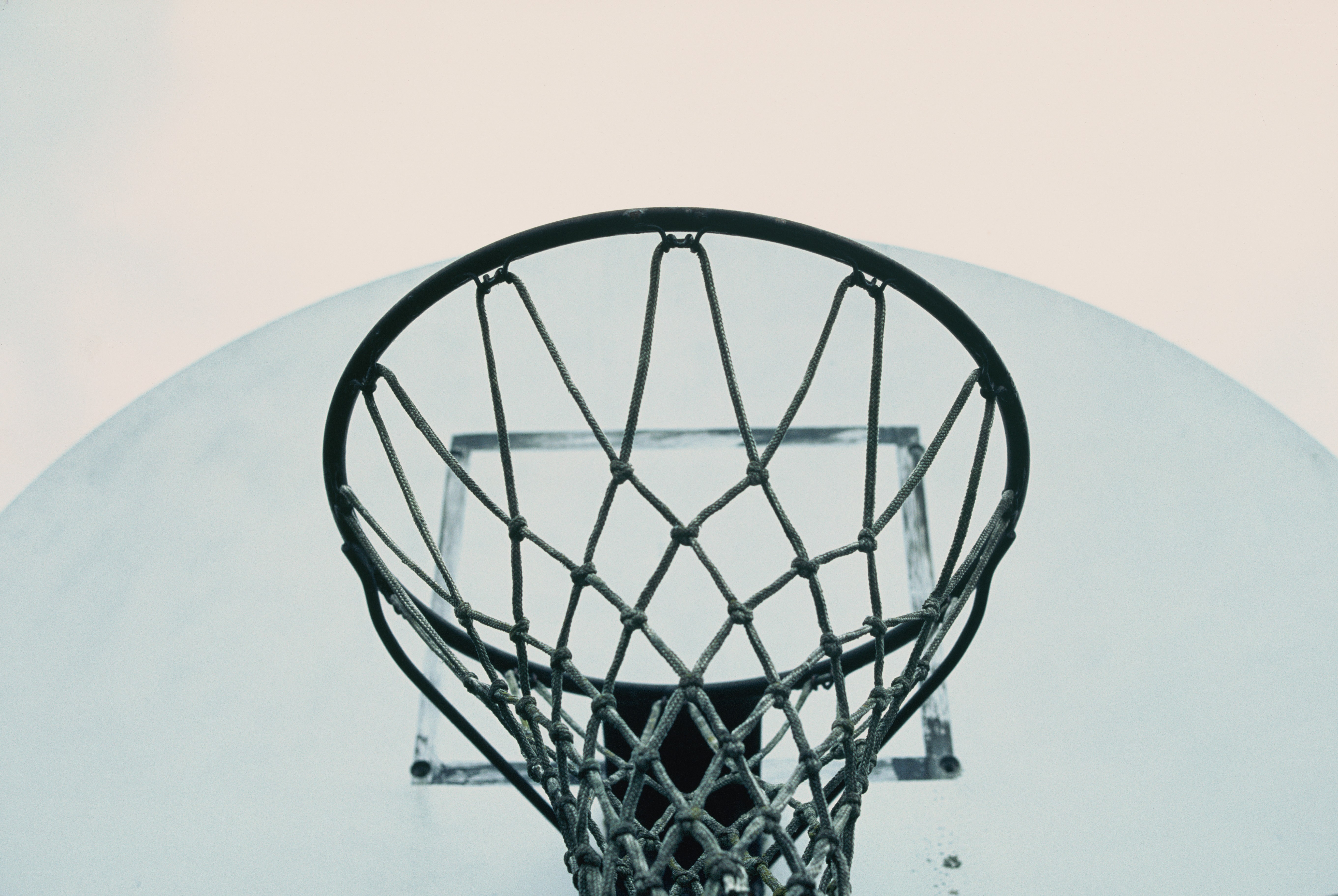 basketball hoop close-up