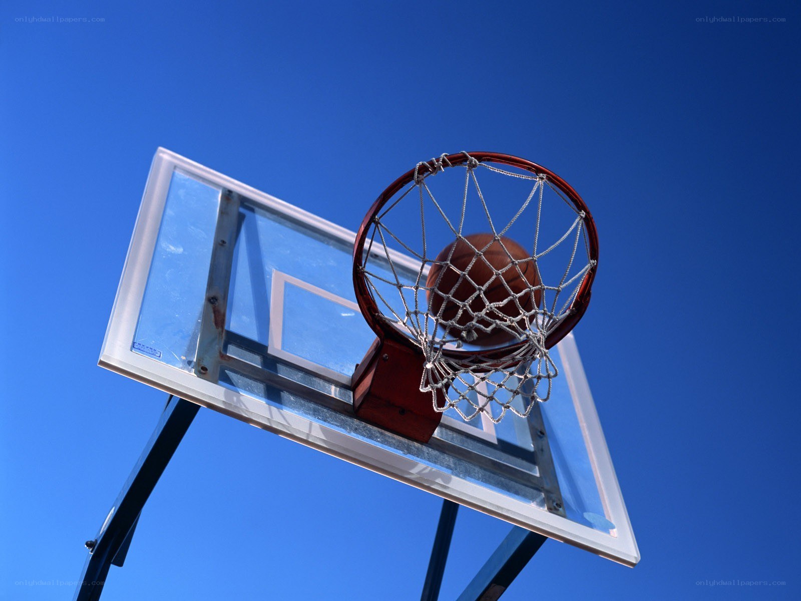 basketball hoop with ball