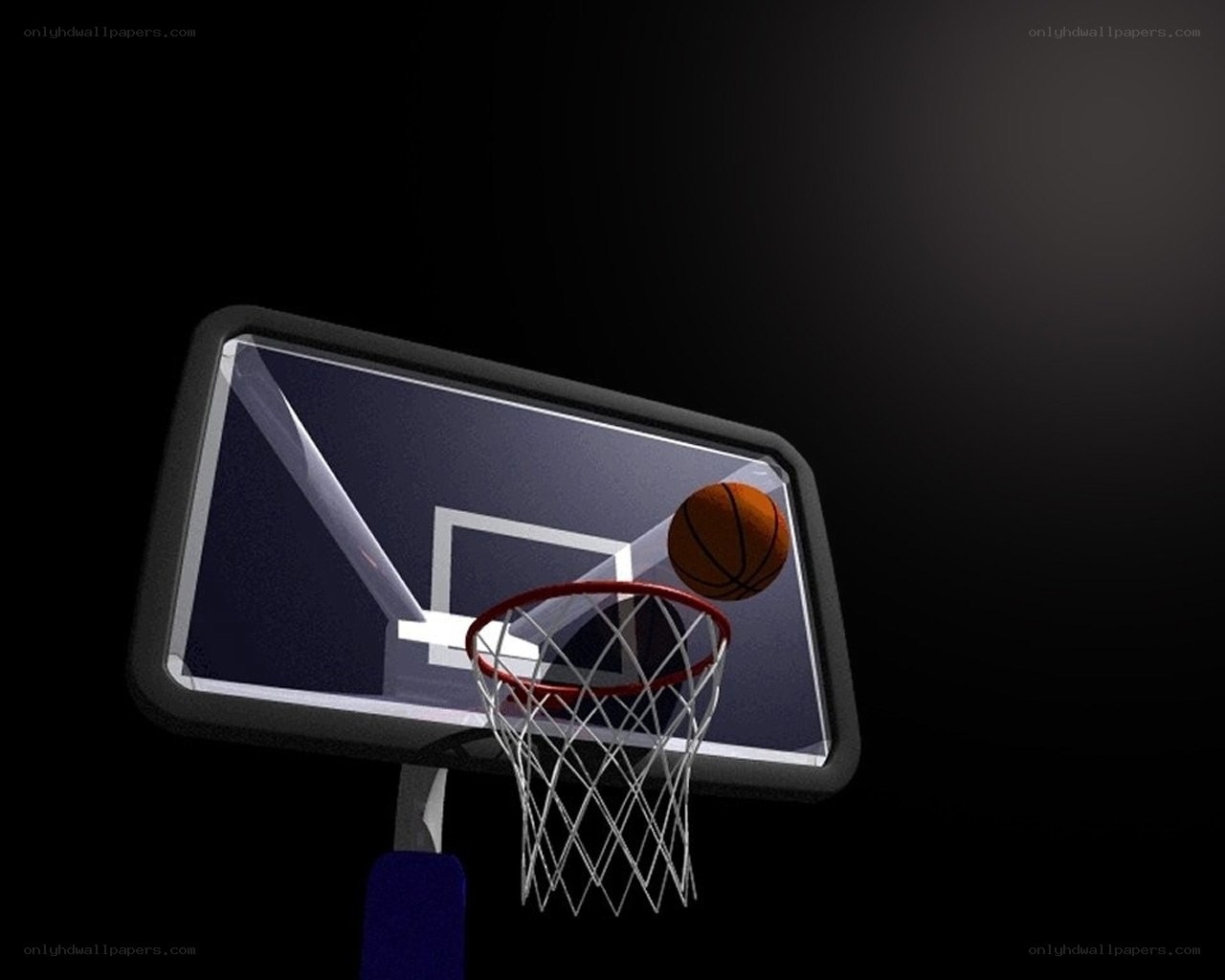 basketball hoop with ball