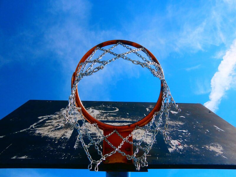 Basketball Hoop with Chains
