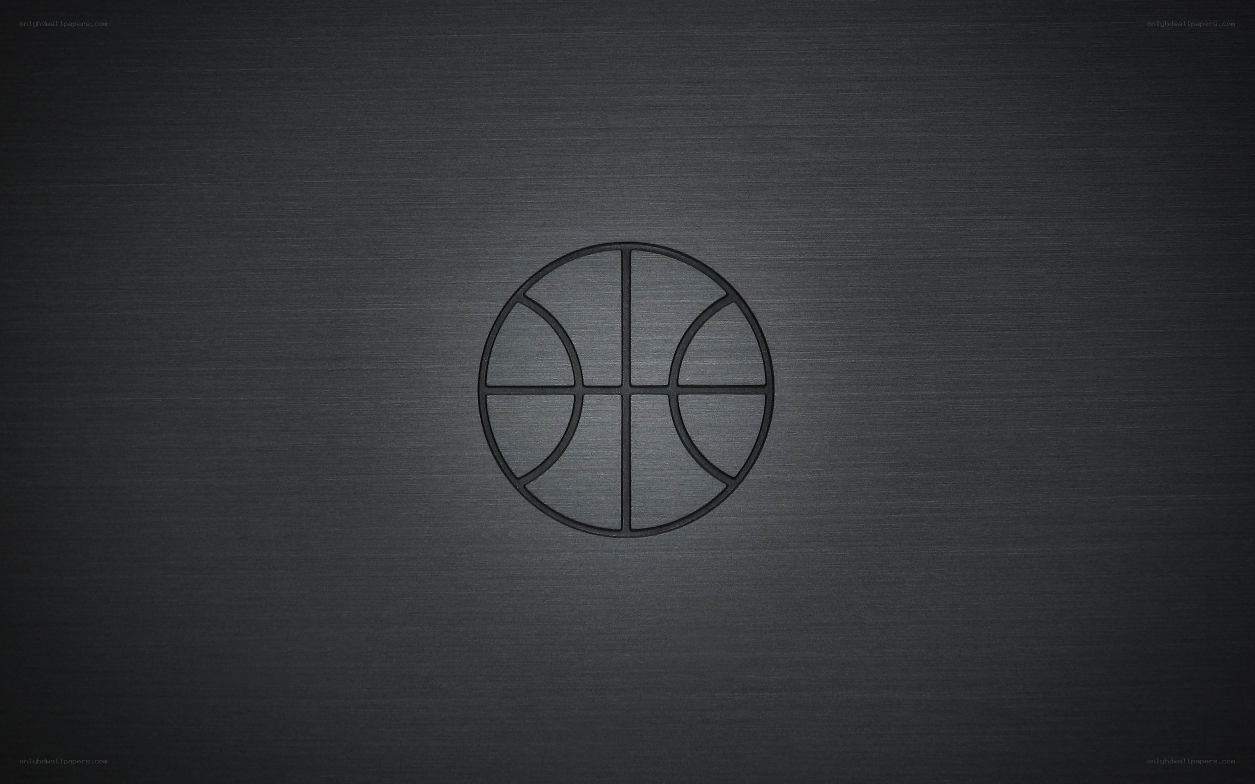 basketball icon on dark background