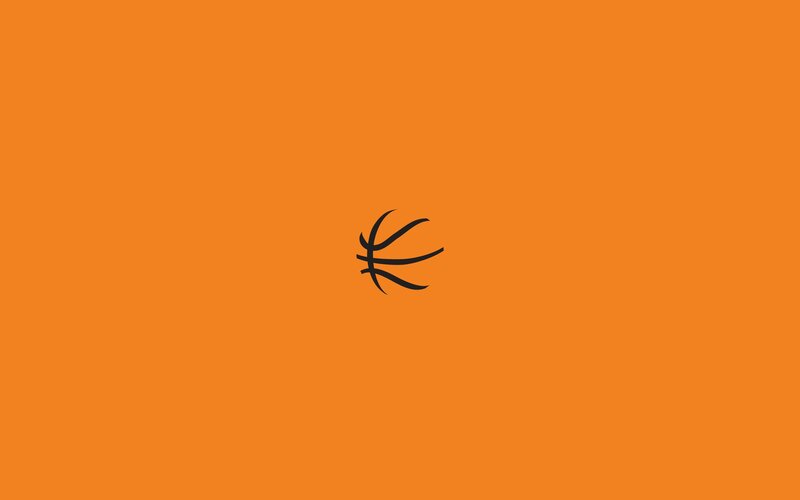 Basketball Logo — Orange