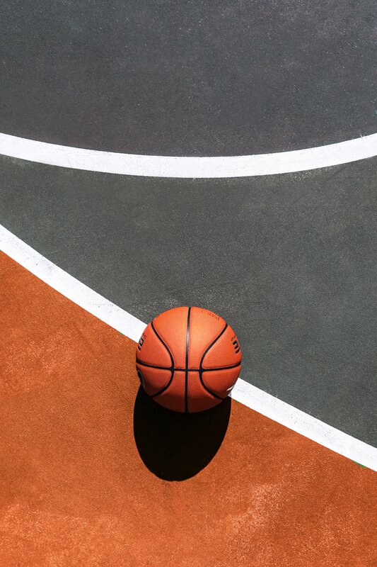 Basketball on Court