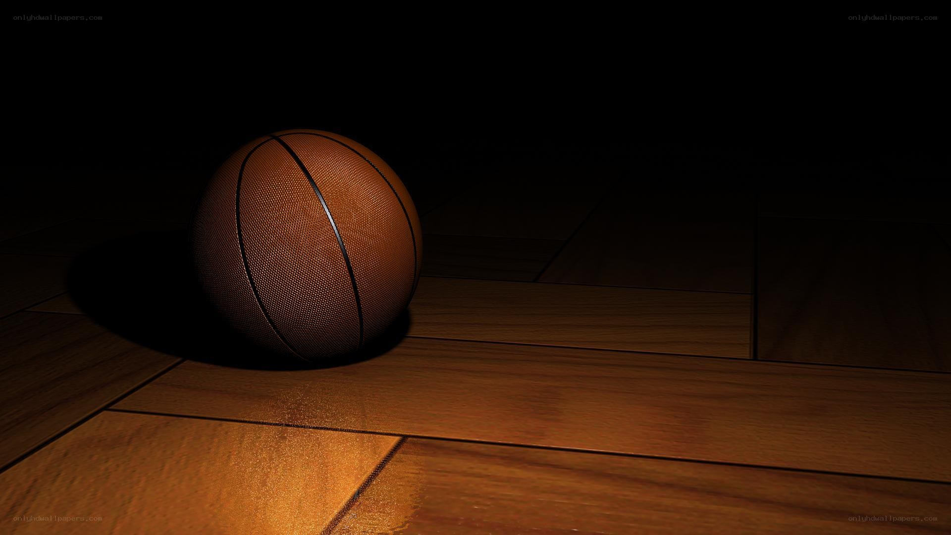 basketball on wooden floor