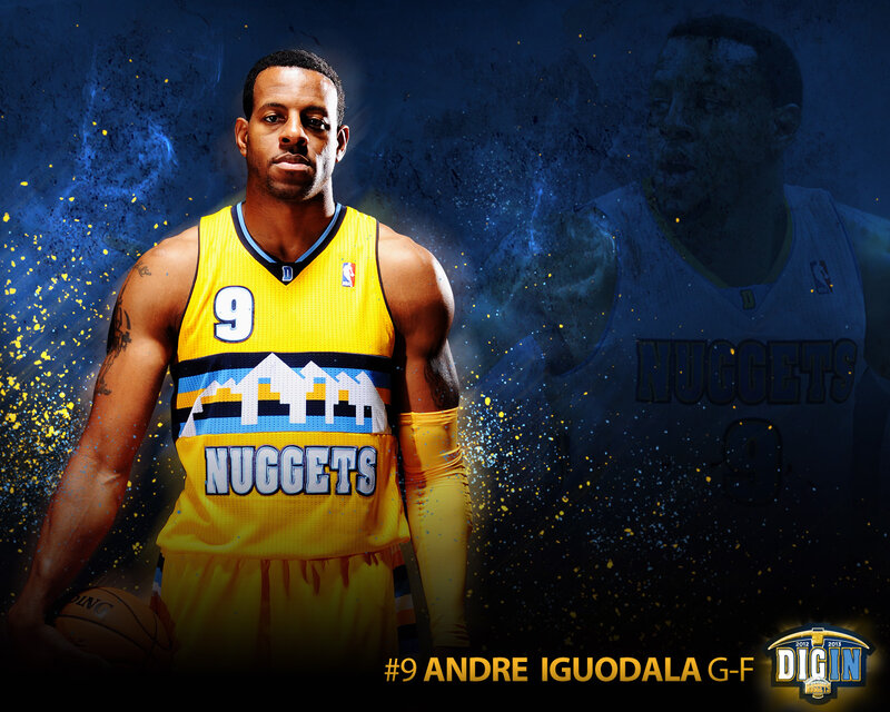 Basketball Player Andre Iguodala — Yellow