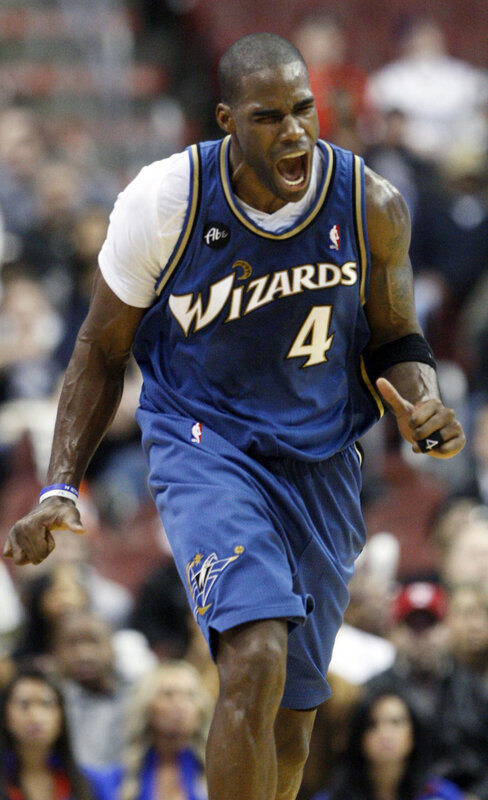 basketball player celebrating