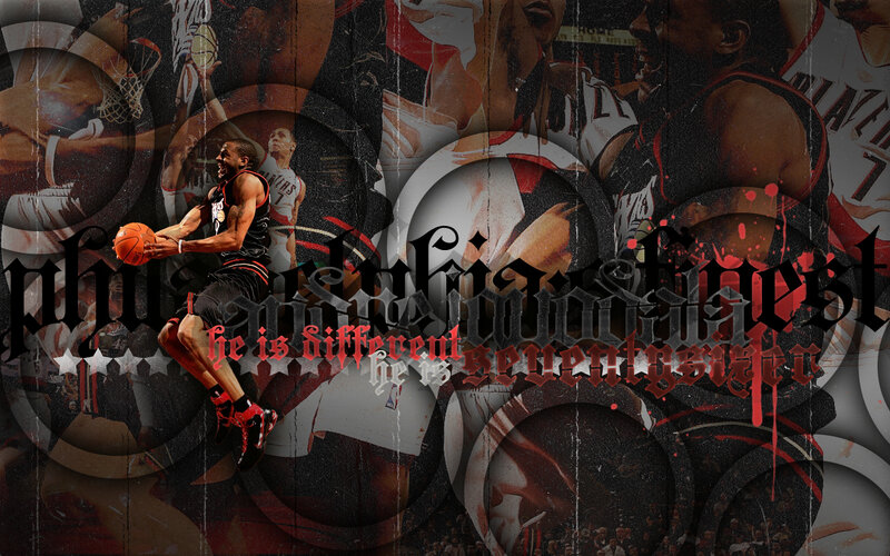 basketball player collage artwork