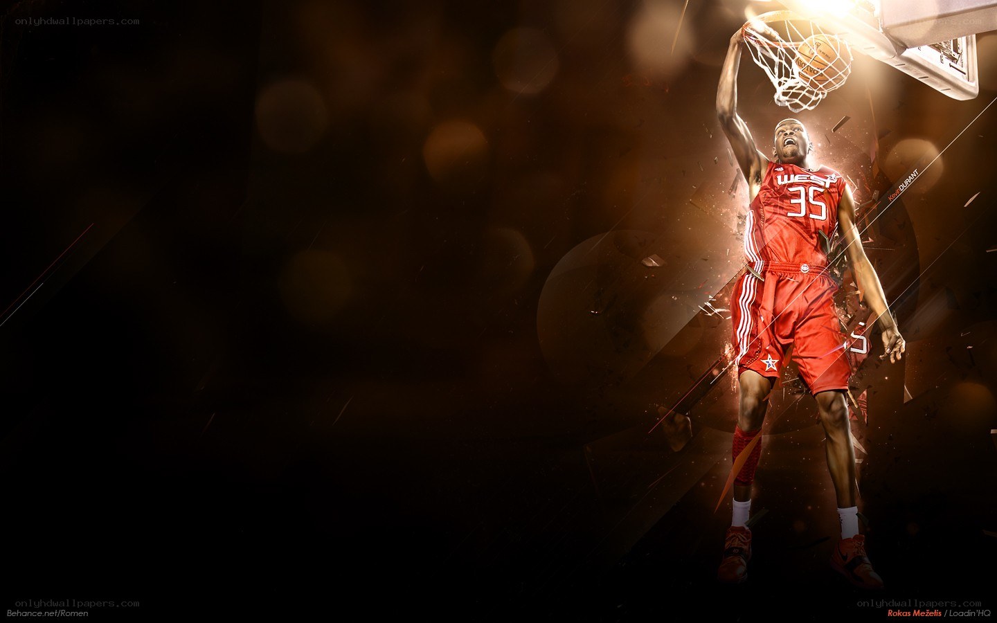 basketball player dunking
