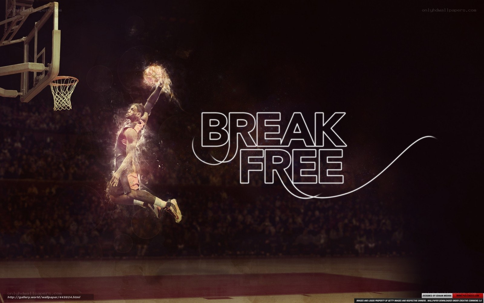 basketball player dunking